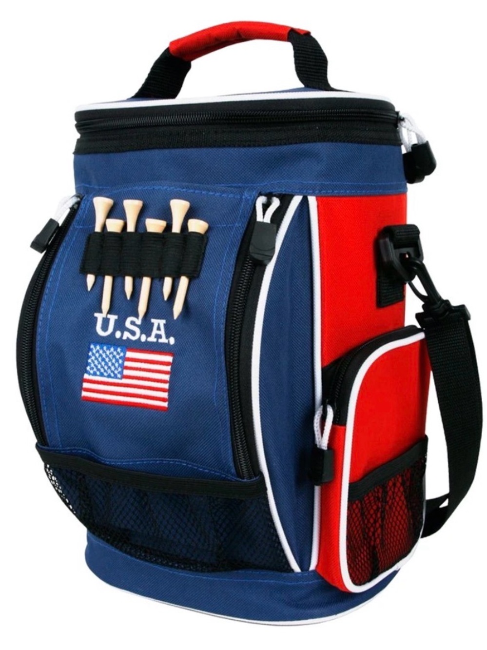 Intech Golf Cooler Bag & Accessory Caddy, Portable & Insulated & 2 Built Koozies